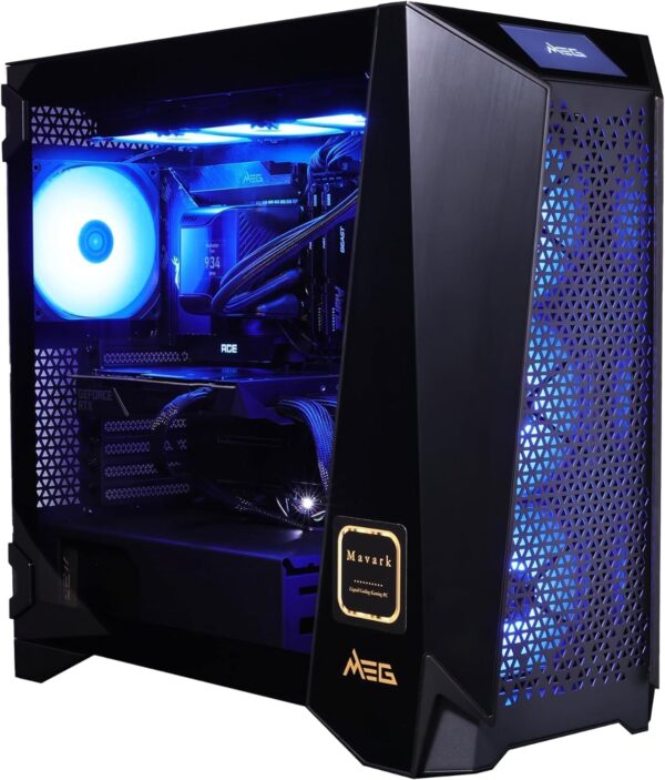 Mavark Gaming Rig MEG Prospect 700R 14th Gen Intel Raptor Lake i9-14900K 6GHz AORUS RTX 4090 24GB Liquid Cooling System 2.4" IPS Display Win 11 Pro (34TB SSD|128GB RAM) - Image 3