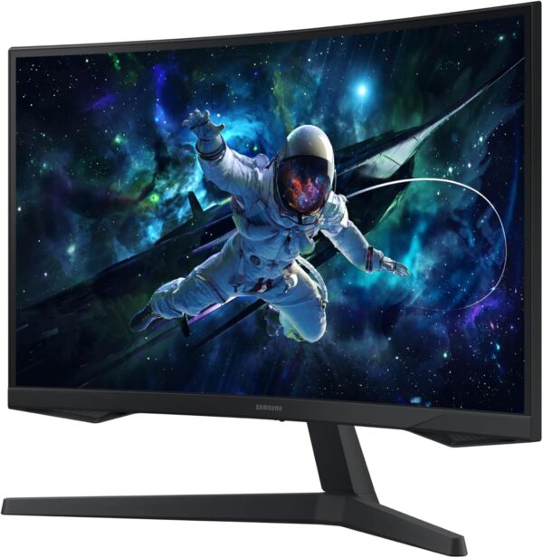 SAMSUNG 32” Odyssey G55C Series QHD 1000R Curved Gaming Monitor, 1ms(MPRT), HDR10, 165Hz, AMD Radeon FreeSync, Eye Care, Glare Free, Sharp Resolution LS32CG550ENXZA, 2024 - Image 7