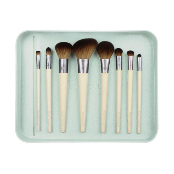 EcoTools-Cruelty Free Confidence in Bloom Brush Set-Cruelty Free Synthetic Taklon Bristles, Recycled Packaging, Recycled Aluminum Ferrules - Image 3