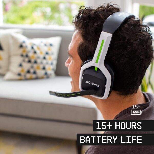 ASTRO Gaming A20 Wireless Headset Gen 2 for Xbox Series X | S, Xbox One, PC & Mac - White /Green - Image 4