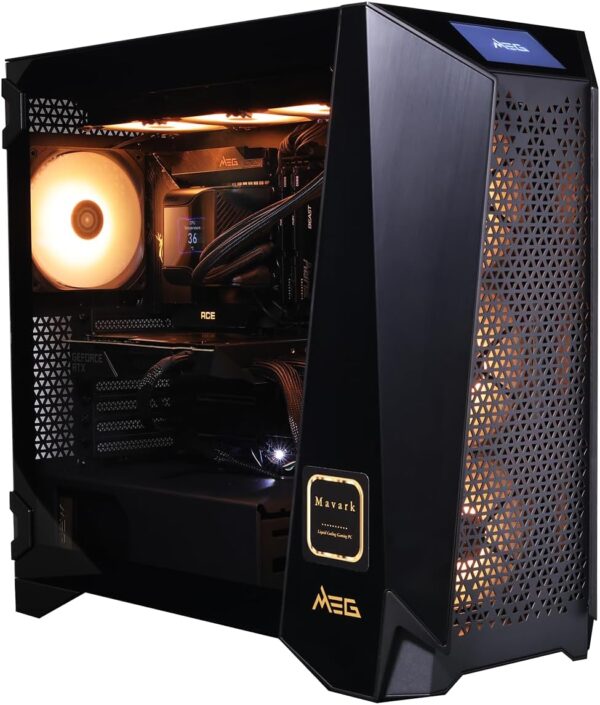 Mavark Gaming Rig MEG Prospect 700R 14th Gen Intel Raptor Lake i9-14900K 6GHz AORUS RTX 4090 24GB Liquid Cooling System 2.4" IPS Display Win 11 Pro (34TB SSD|128GB RAM)