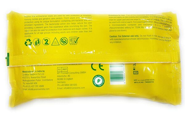 Eco Protect Skin Antiseptic Adult Bathing Wipes - X Large 10 Wipes