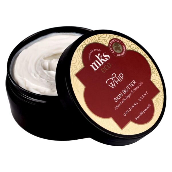 MKS eco Whip Skin Butter - 8 oz - Total Body Moisturizer - Moroccan Argan Oil, Hemp Seed Oil, Jojoba Oil, Shea Butter - Vegan & Cruelty Free