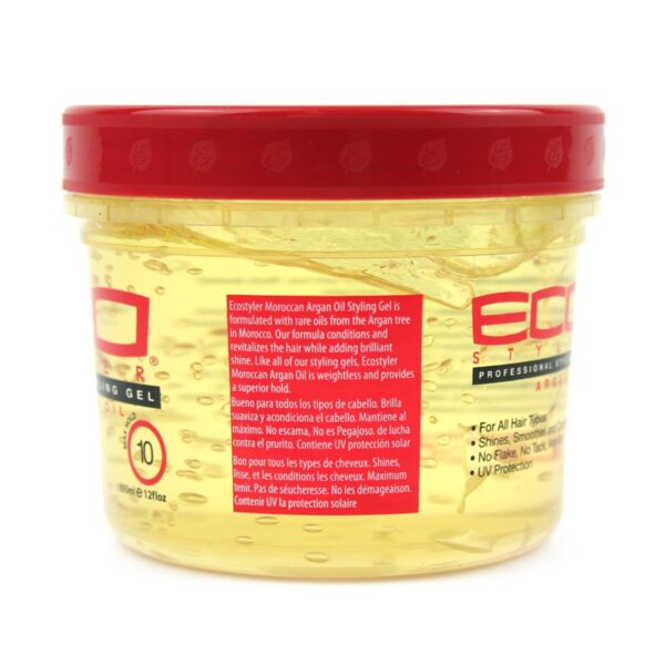 Eco Styler Morrocan Argan Styling Gel 12oz Jar - Image 2