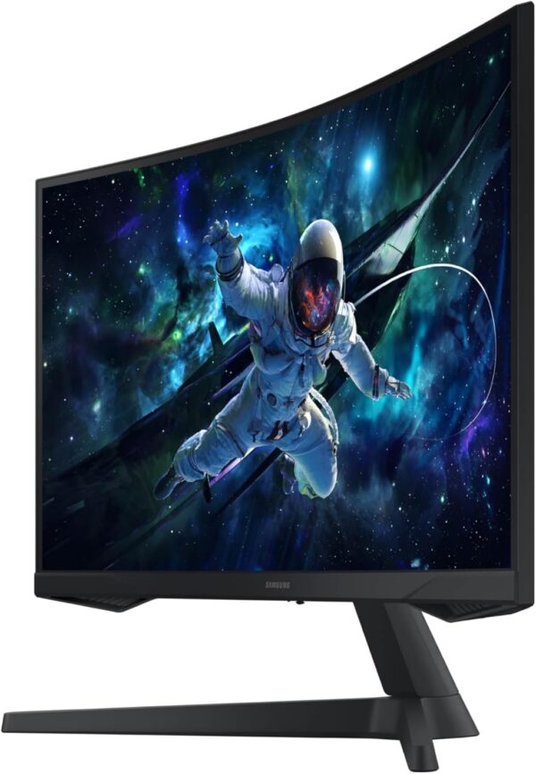 SAMSUNG 32” Odyssey G55C Series QHD 1000R Curved Gaming Monitor, 1ms(MPRT), HDR10, 165Hz, AMD Radeon FreeSync, Eye Care, Glare Free, Sharp Resolution LS32CG550ENXZA, 2024 - Image 10