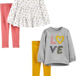 Simple Joys by Carter's baby-girls 4-piece Playwear Set