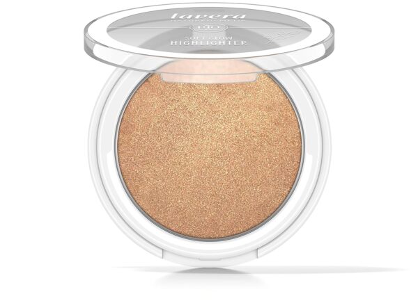 lavera Soft Glow Highlighter -Sunrise Glow 01- gold - Bio-Mandelöl & Vitamin E - Vegan - schimmernd - Samtige Textur (1 x 5,5g) - Image 2