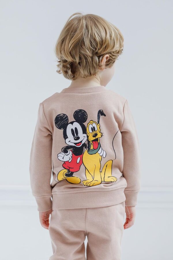 Disney Lion King Mickey Mouse Winnie the Pooh Toy Story Fleece Sweatshirt and Pants Outfit Set Newborn to Big Kid Sizes - Image 4