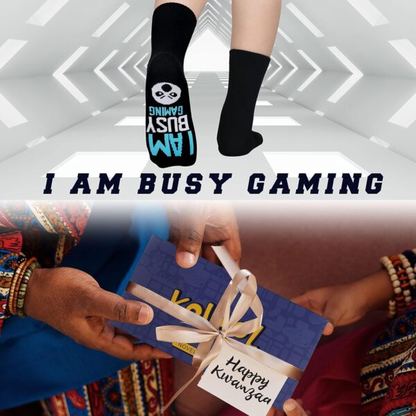 Do Not Disturb I'm Gaming Socks,Boy Gifts Ideas,Men Gifts For Christmas,Funny Gamer Socks Gifts for Men,Him,Dad,Sons,TeenBoys - Image 5